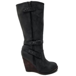 VERY VOLATILE Tall Black Boots 6.5